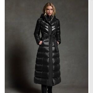 Mackage Women's Long Black Puffer Coat (no original belt)